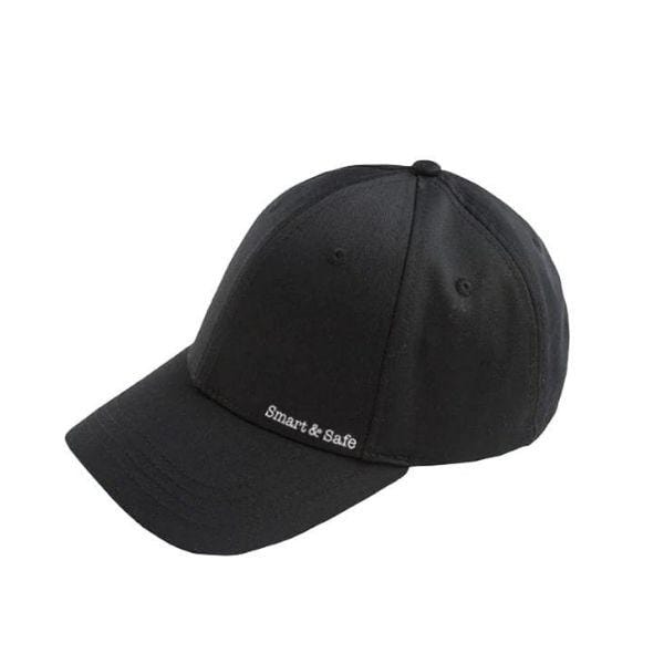 Black EMF Radiation Shielding Baseball Cap 40GHz Tested