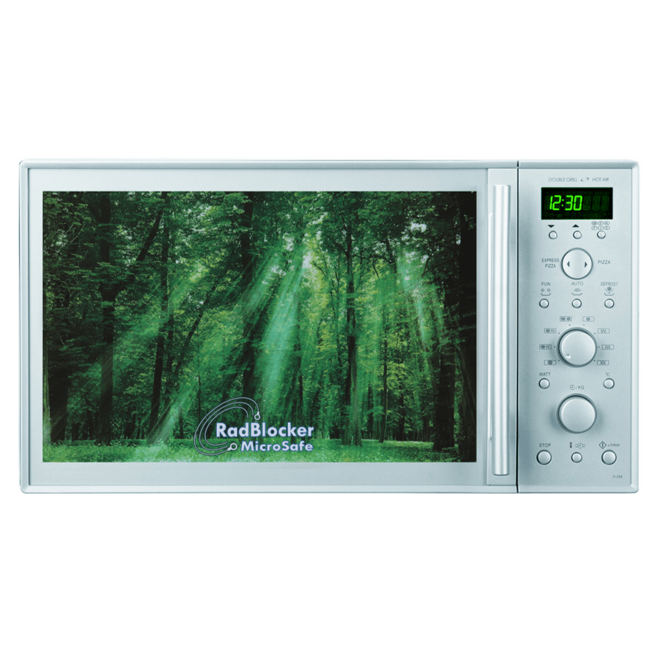 Smart&Safe Radiation Free Products MicroSafe™ Microwave Radiation Shield Small / Green EMF Blocking Microwave Cover - MicroSafe™