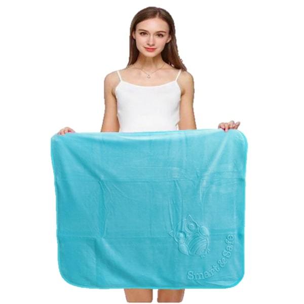 Blue Faraday Cotton Blanket Silver Fiber Anti-Radiation Cover