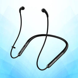 Black EMF Free Wireless Bluetooth Headphones Headsets - BlueTubeZ™