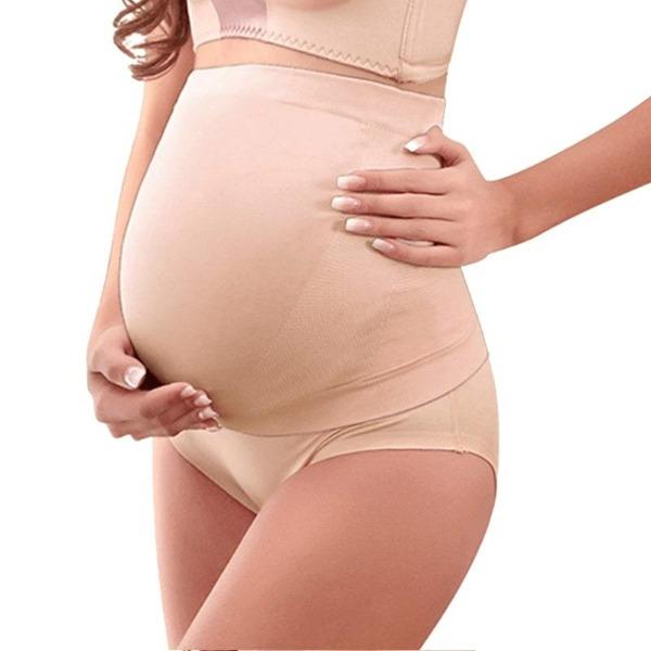 Maternity Belly Band Beige / Small Pregnancy and Maternity EMF Radio Frequency Radiation Protection Baby Belly Band MommySafe