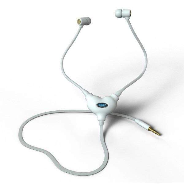 Radiation Free White Anti EMF Radiation Air Tube Headset 