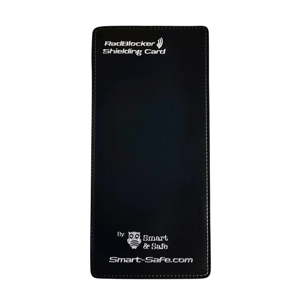 RadBlocker™Pocket Card PU Leather / Black EMF Blocking Pocket Card